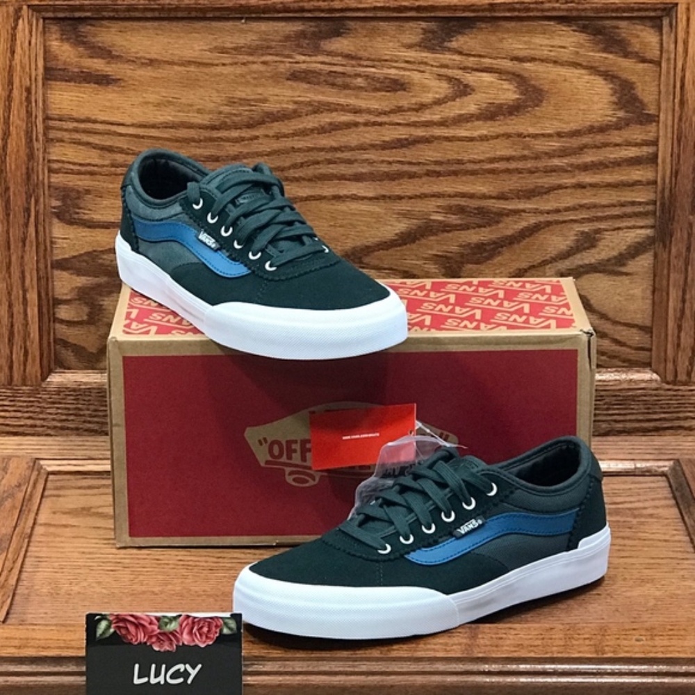 Vans Chima Pro 2 Mesh Darkest Spruce True White Shoes‎